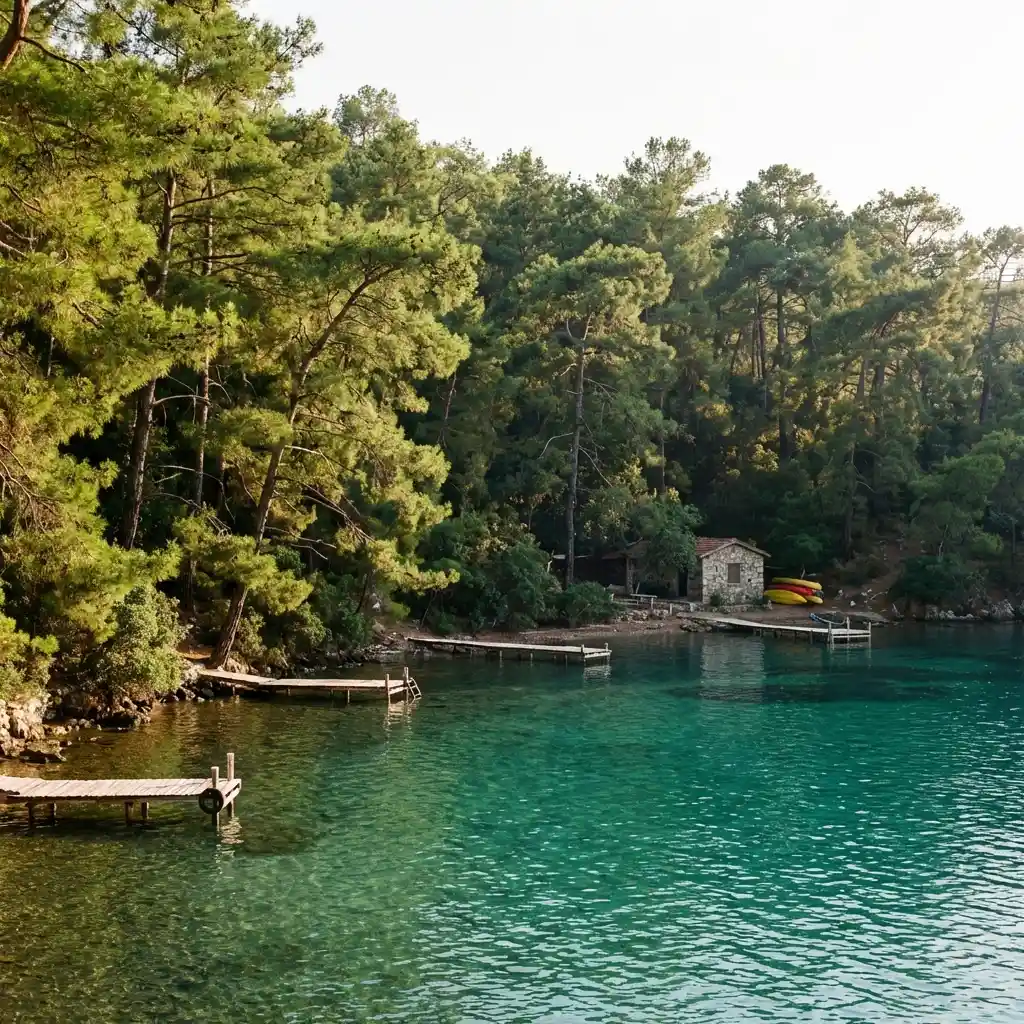 Yücel Körfez Evleri yakınında gezilecek yerler - Bördübet Koyu