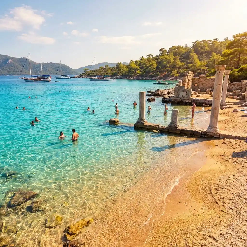 Yücel Körfez Evleri yakınında gezilecek yerler - Sedir Adası